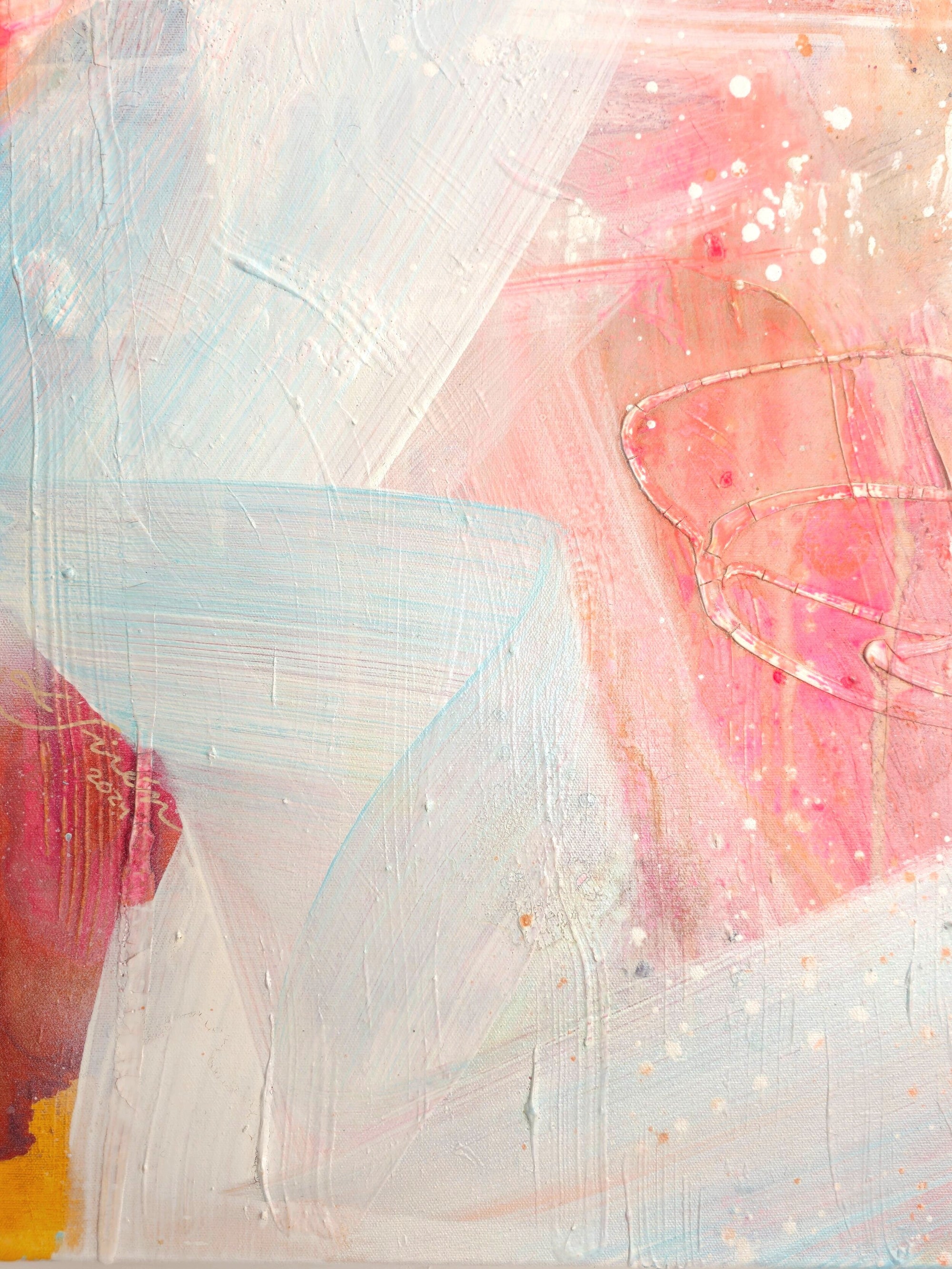 No Tears in my Champagne - Original Painting