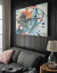 Soul Paths Clashing Into One - Original Painting
