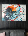 Soul Paths Clashing Into One - Original Painting