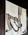 Empowering abstract artwork by Lotta Sirén. Textured painting.