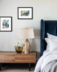 BLUE ART PRINT DUO