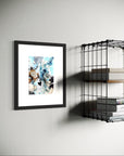 BLUE ART PRINT DUO