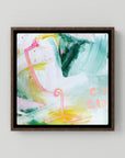 Cin, Cin! - Limited Edition Canvas Print with dark oak floating frames