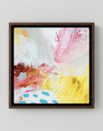 Not Crazy - Canvas Print with dark oak floating frames