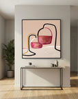 Tired, Yet Glass Half Full - Limited Edition Canvas Print