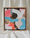 Unique Hand Embellished Canvas Print "WILD THING" 6/30
