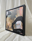 Unique Hand Embellished Canvas Print "WILD THING" 18/30