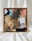 Unique Hand Embellished Canvas Print "WILD THING" 17/30