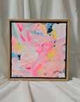 Unique Hand Embellished Canvas Print "SMILE" 2/30