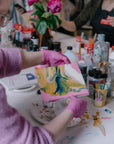 Acrylic pouring courses in Finland