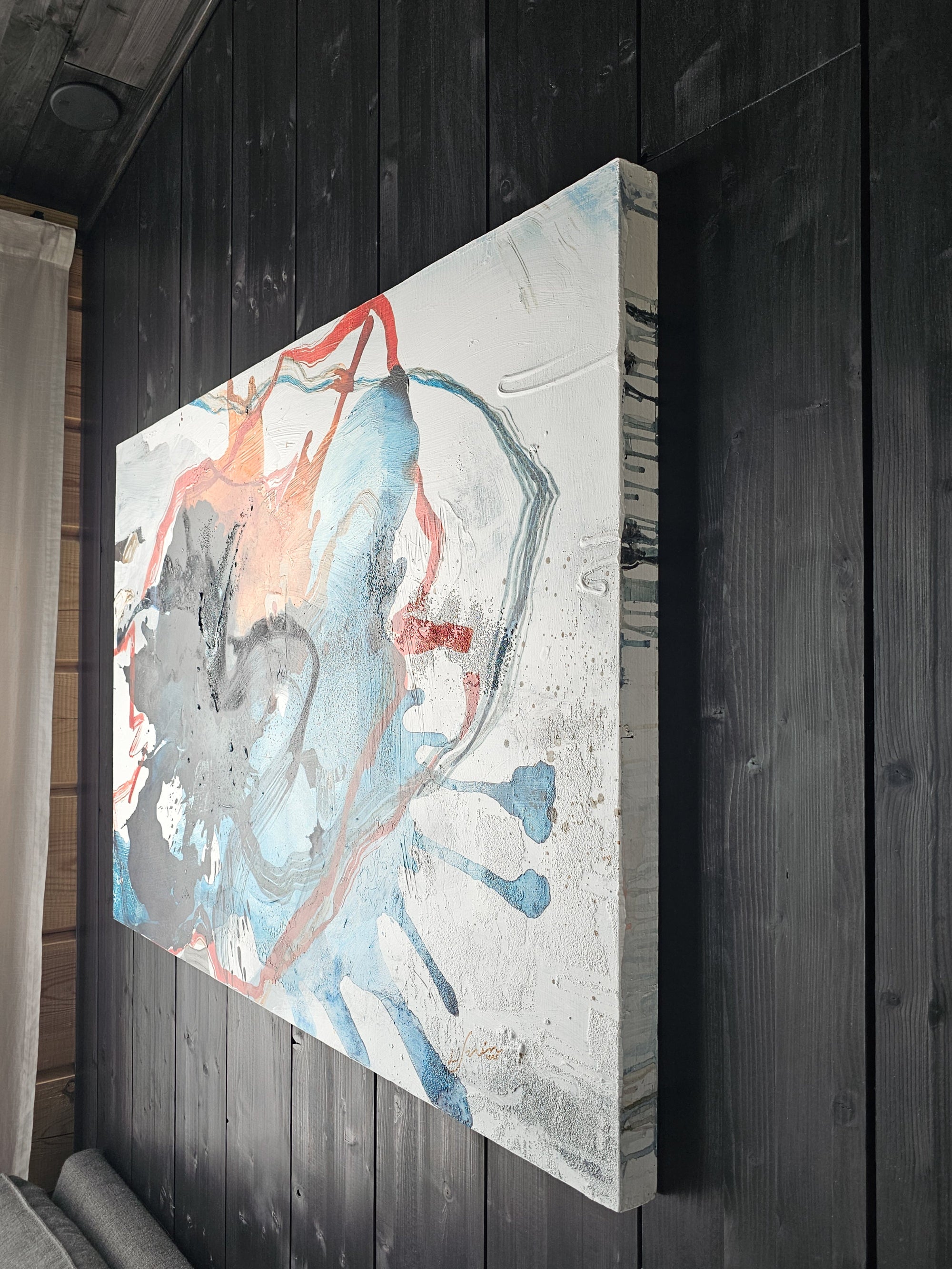 Soul Paths Clashing Into One - Original Painting