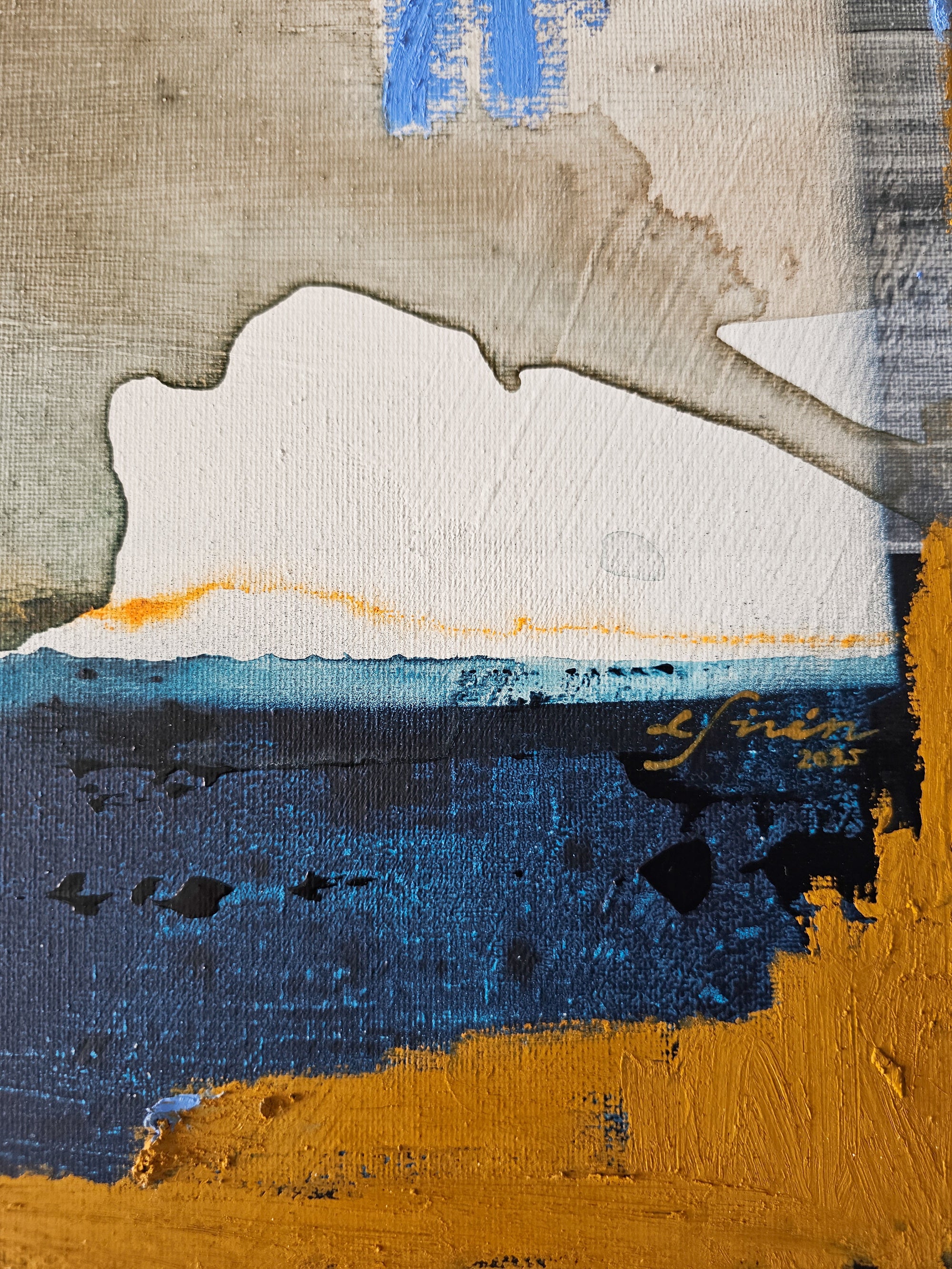 Myrskyn Pusu (Kiss from a Storm) - Original Painting