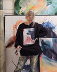Unisex Art Sweatshirt Black