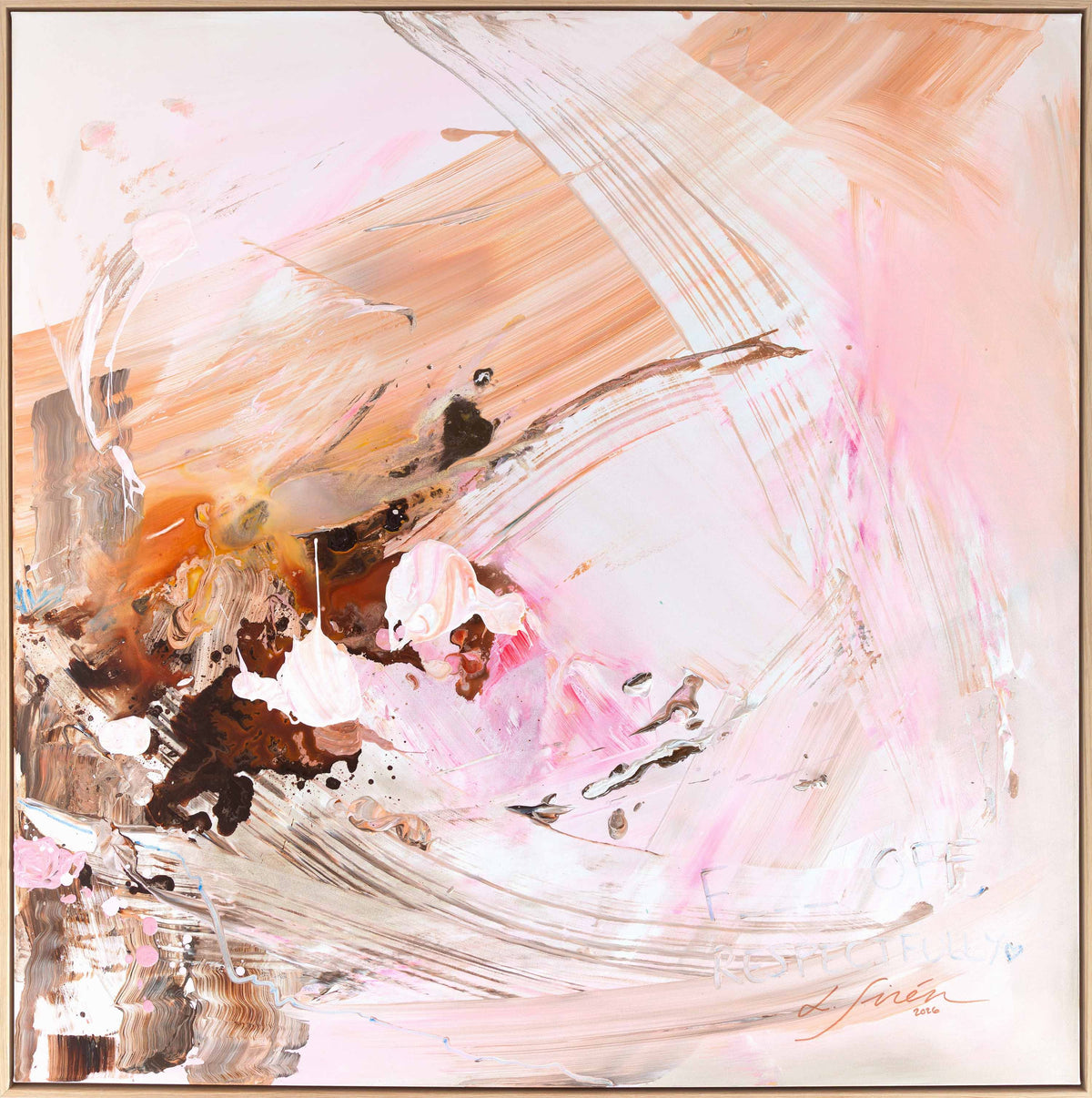 I Need Space - Framed Original Painting