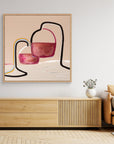 Tired, Yet Glass Half Full - Limited Edition Canvas Print 