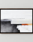 Ice and Fire - Limited Edition Canvas Print with dark oak floating frames