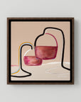 Tired, Yet Glass Half Full - Limited Edition Canvas Print 