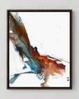 Phoenix - Canvas Print with dark oak floating frames