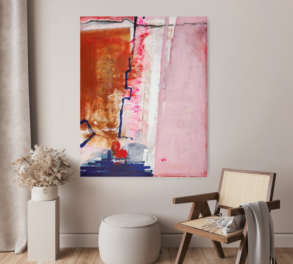 DEFINITELY GOING SOMEWHERE, maybe - Original Painting