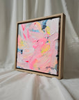 Unique Hand Embellished Canvas Print "SMILE" 2/30