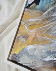 Unique Hand Embellished Canvas Print "WILD THING" 7/30