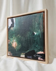 Unique Hand Embellished Canvas Print "WILD THING" 20/30